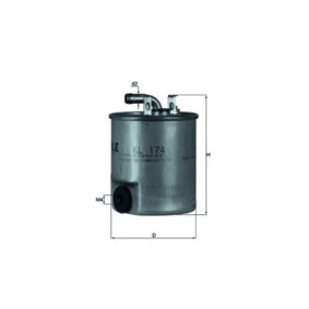 Acquista Filtro aria secondaria da KNECHT LXS 44/1 a buon mercato per soli 90,73 €