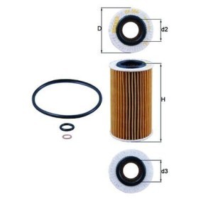 Achetez des Filtre à huile KNECHT OX 384D à prix pour 14,58 €