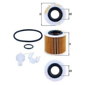 Comprar Filtro de aceite de KNECHT OX 416D2 a bajo precio de 14,14 €