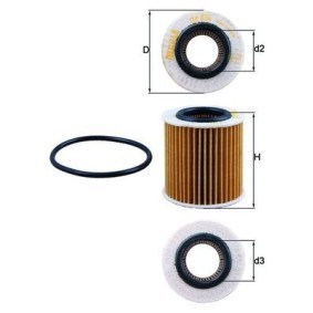 Comprar Filtro de aceite de KNECHT OX 834D a bajo precio de 17,43 €