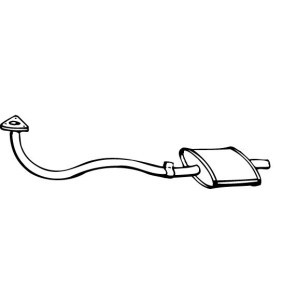 Compre Silenciador delantero de VEGAZ online para SUNNY II Hatchback (N13) a precios moderados