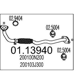 Abgasrohr 01.13940 von MTS günstig für 944,58 € online kaufen