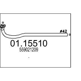 Acquista Tubo gas scarico da MTS 01.15510 a buon mercato per soli 960,32 €