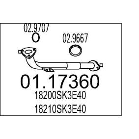 Compre Tubo de escape da MTS 01.17360 a um preço baixo por 932,66 €