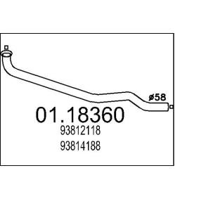 Compre Tubo de escape da MTS 01.18360 a um preço baixo por 932,66 €
