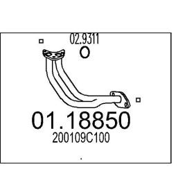 Abgasrohr 01.18850 von MTS günstig für 944,58 € online kaufen