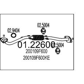 Abgasrohr 01.22600 von MTS günstig für 80,36 € online kaufen