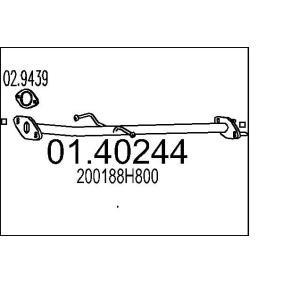 Abgasrohr 01.40244 von MTS günstig für 944,58 € online kaufen