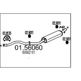 Compre Silenciador intermedio de MTS online para 33 Sportwagon (907B) a precios moderados