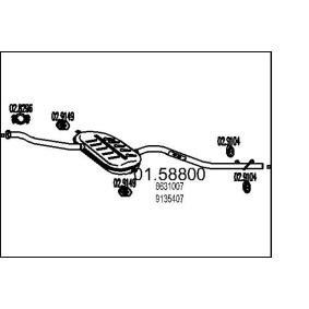 Compre Silenciador central de MTS online para 850 Sedan (854) a preços moderados