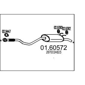 Comprar Silenciador trasero de MTS 01.60572 a bajo precio de 112,59 €