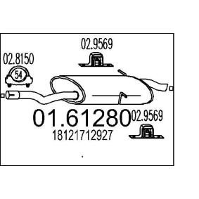 Compre Silenciador de escape de MTS online para 3 Coupé (E46) a precios moderados
