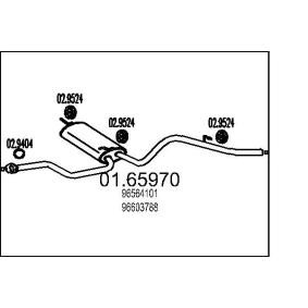 Comprar Silenciador trasero de MTS 01.65970 a bajo precio de 70,95 €