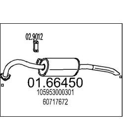 Compre Panela de escape de MTS online para SPIDER (115) a preços moderados