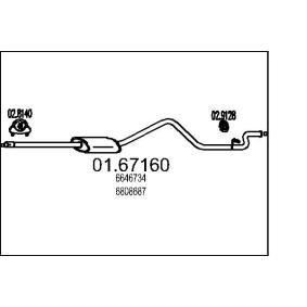 Compre Silenciador de escape de MTS online para Transit Mk3 Furgoneta (E, VE64) a precios moderados