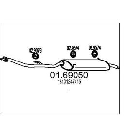 Acquista Marmitta da MTS online per 3 Compact (E36) a prezzi moderati