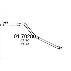 Compre Tubo de escape da MTS 01.70280 a um preço baixo por 44,25 €