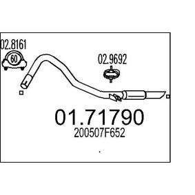 Abgasrohr 01.71790 von MTS günstig für 54,03 € online kaufen