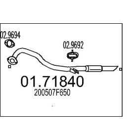 Abgasrohr 01.71840 von MTS günstig für 68,51 € online kaufen