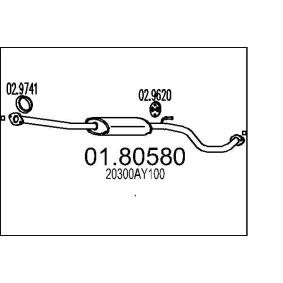 Compre Silenciador intermedio de MTS online para MICRA II (K11) a precios moderados