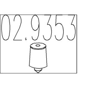 Köp Gummibuffert, ljuddämopare av MTS 02.9353 till det låga priset 29,11 kr