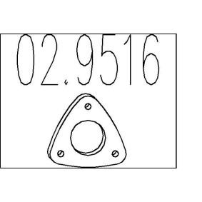 Dichtung, Abgasrohr 02.9516 von MTS günstig für 4,30 € online kaufen