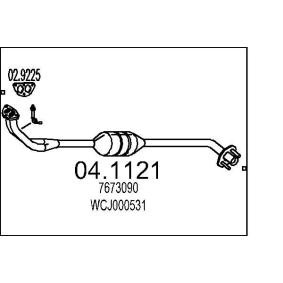 Katalysator 04.1121 von MTS günstig für 341,48 € online kaufen