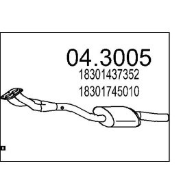Katalysator 04.3005 von MTS günstig für 463,22 € online kaufen