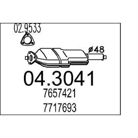 Katalysator 04.3041 von MTS günstig für 314,66 € online kaufen