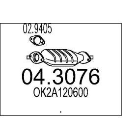 Katalysator 04.3076 von MTS günstig für 868,94 € online kaufen