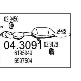 Katalysator 04.3091 von MTS günstig für 296,14 € online kaufen