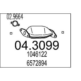 Katalysator 04.3099 von MTS günstig für 238,11 € online kaufen