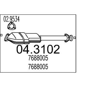 Katalysator 04.3102 von MTS günstig für 799,48 € online kaufen
