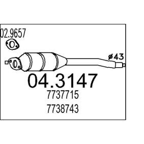 Katalysator 04.3147 von MTS günstig für 189,97 € online kaufen