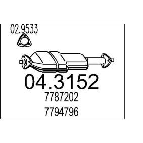 Katalysator 04.3152 von MTS günstig für 277,55 € online kaufen