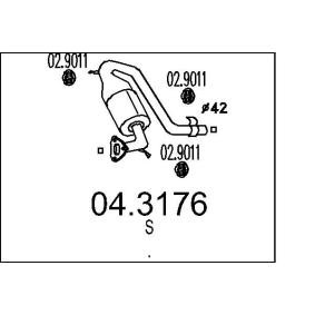 Katalysator 04.3176 von MTS günstig für 868,94 € online kaufen