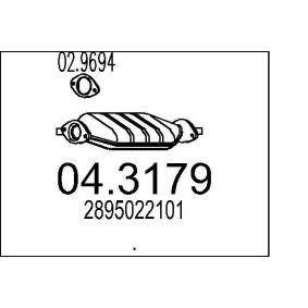 Katalysator 04.3179 von MTS günstig für 868,94 € online kaufen