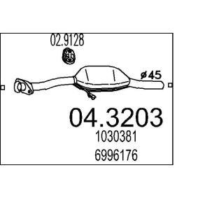 Katalysator 04.3203 von MTS günstig für 247,56 € online kaufen