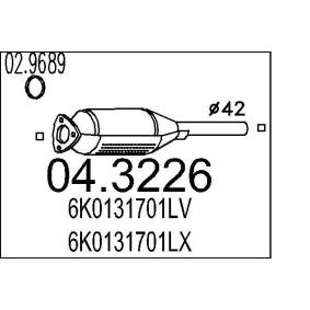 Katalysator 04.3226 von MTS günstig für 277,55 € online kaufen