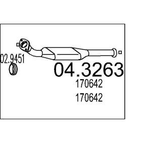 Katalysator 04.3263 von MTS günstig für 202,43 € online kaufen