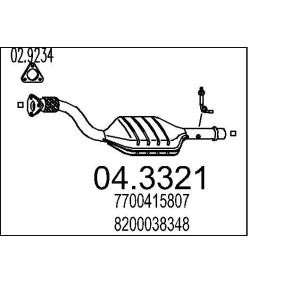 Katalysator 04.3321 von MTS günstig für 283,99 € online kaufen