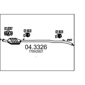 Katalysator 04.3326 von MTS günstig für 236,39 € online kaufen