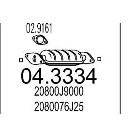 Katalysator 04.3334 von MTS günstig für 868,94 € online kaufen