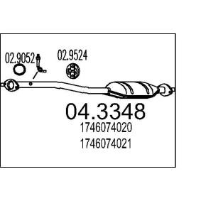Katalysator 04.3348 von MTS günstig für 495,36 € online kaufen