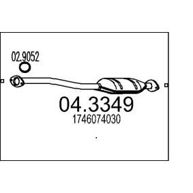 Katalysator 04.3349 von MTS günstig für 868,94 € online kaufen