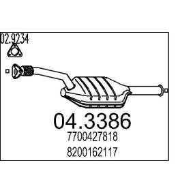 Katalysator 04.3386 von MTS günstig für 243,01 € online kaufen