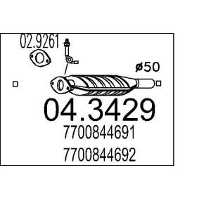 Katalysator 04.3429 von MTS günstig für 198,57 € online kaufen