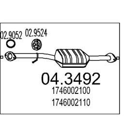 Katalysator 04.3492 von MTS günstig für 368,99 € online kaufen