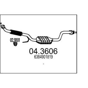 Katalysator 04.3606 von MTS günstig für 868,94 € online kaufen