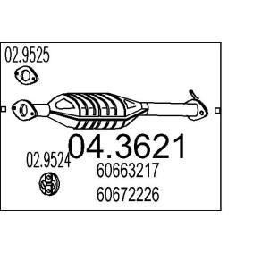 Katalysator 04.3621 von MTS günstig für 258,66 € online kaufen